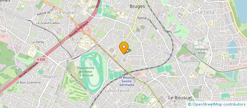 localisation de l'entreprise BENOIT VERGEZ  BRUGES