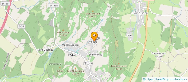 localisation de l'entreprise BENOIT YANN à L'ETOILE