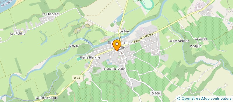 localisation de l'entreprise BENOITIM  ROCHEFORT-SUR-LOIRE