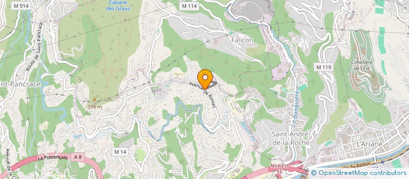 localisation de l'entreprise BENOJO  NICE