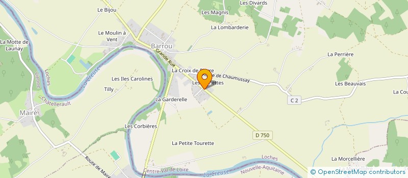 localisation de l'entreprise BENOPHE  BARROU