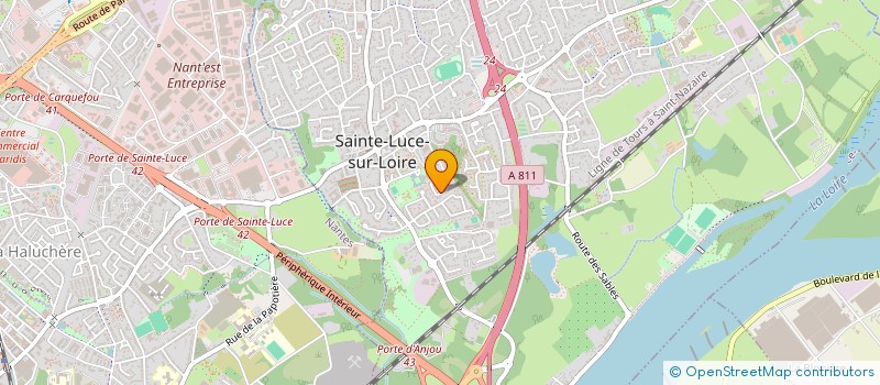 localisation de l'entreprise BENOPS  SAINTE-LUCE-SUR-LOIRE