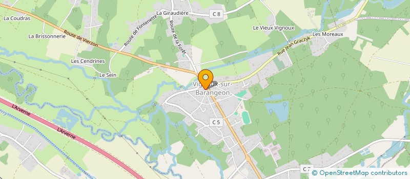 localisation de l'entreprise BENORIA  VIGNOUX-SUR-BARANGEON