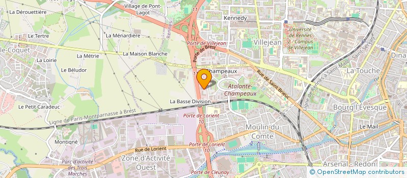 localisation de l'entreprise BENOSC  LE RHEU