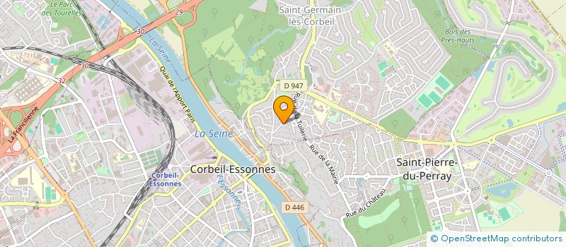 localisation de l'entreprise BENOV'BATIMENT  SAINT-GERMAIN-LES-CORBEIL