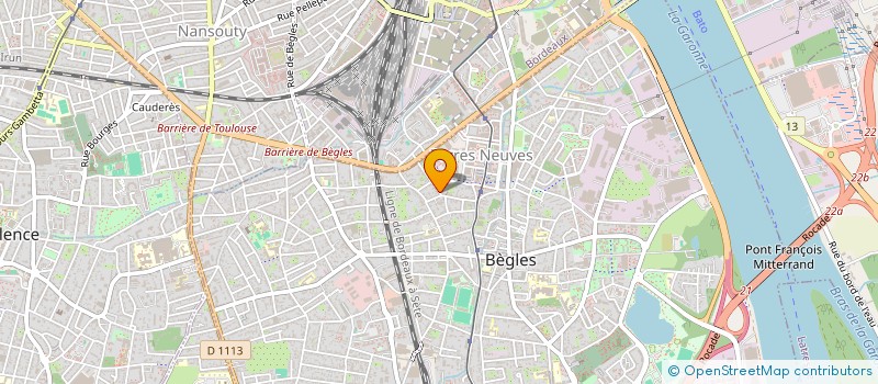 localisation de l'entreprise BENOW à BEGLES