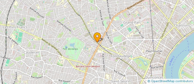 localisation de l'entreprise BENPAR  LE BOUSCAT