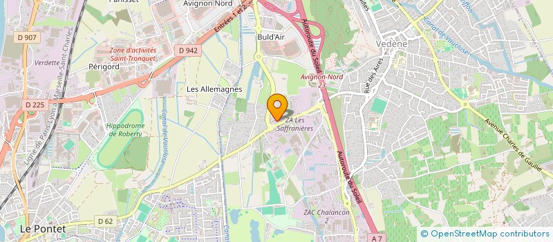 localisation de l'entreprise BENPAUJU  VEDENE