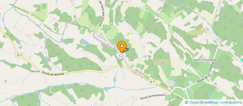 localisation de l'entreprise BENQUET MICHEL ET MONIQUE  MOISSAC