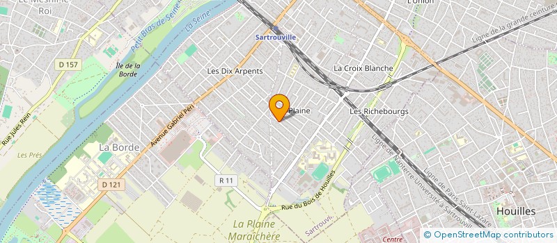 localisation de l'entreprise BENRACH  SARTROUVILLE