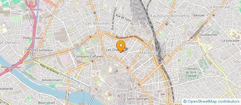 localisation de l'entreprise BENRAG INVEST  TOULOUSE