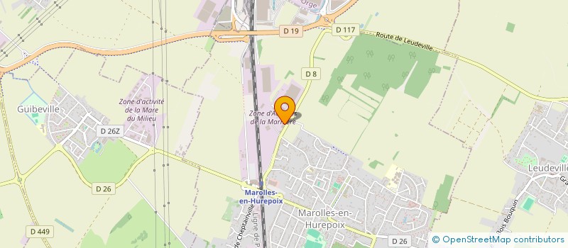 localisation de l'entreprise BENS 2000 à MAROLLES-EN-HUREPOIX