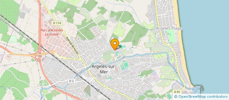localisation de l'entreprise BENS 66  ARGELES-SUR-MER