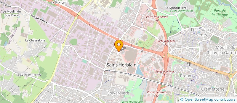 localisation de l'entreprise BENS à SAINT-HERBLAIN