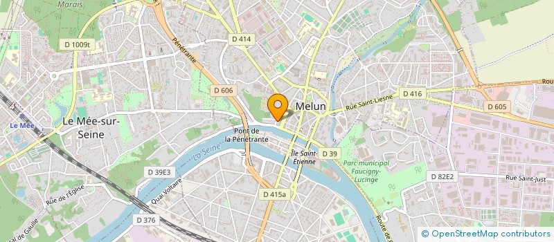 localisation de l'entreprise BENS à MELUN