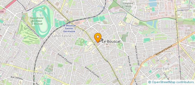 localisation de l'entreprise BENS CORPORATION à LE BOUSCAT