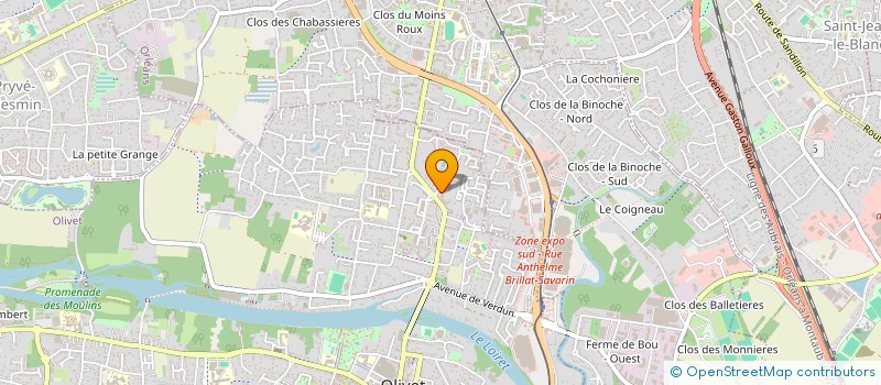 localisation de l'entreprise BENSADI TESTING à OLIVET
