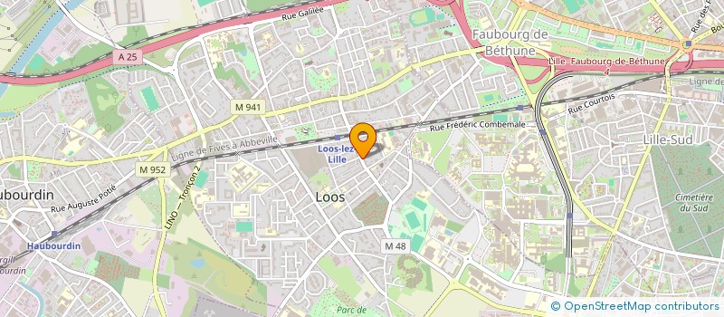 localisation de l'entreprise BENSAH  LOOS