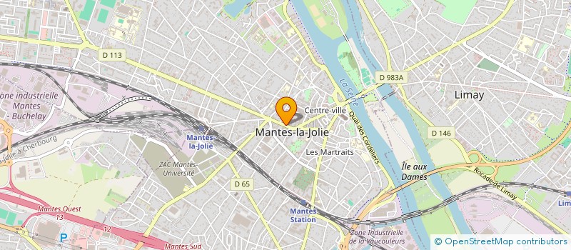 localisation de l'entreprise BENSALAH à MANTES-LA-JOLIE