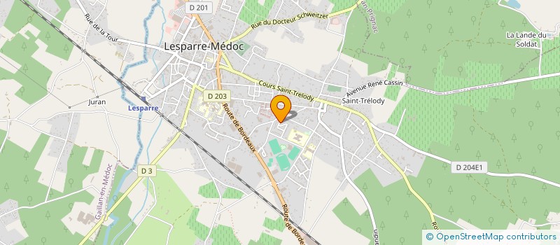 localisation de l'entreprise BENSASSI . R à LESPARRE-MEDOC