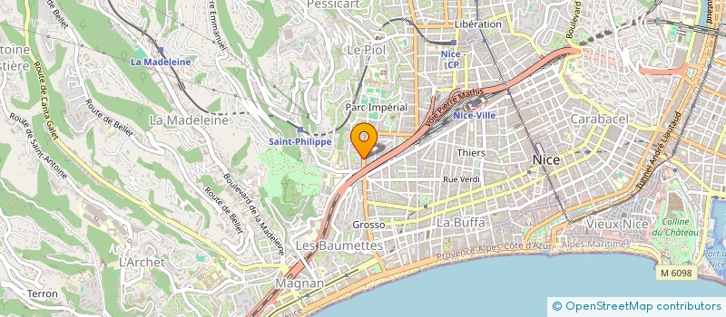 localisation de l'entreprise BENSEIDI SOFIEN à NICE