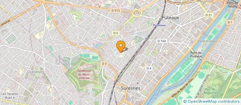 localisation de l'entreprise BENSEN à SURESNES