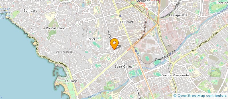 localisation de l'entreprise BENSEN DISTRIB à MARSEILLE