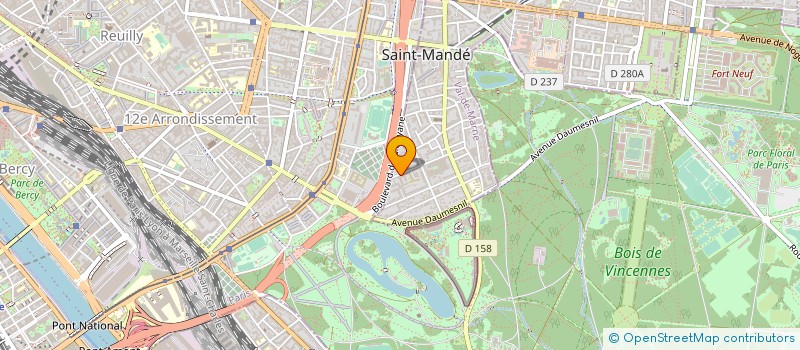 localisation de l'entreprise BENSIMON CE JLP à SAINT-MANDE