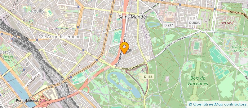 localisation de l'entreprise BENSIMON SUD JLP à SAINT-MANDE