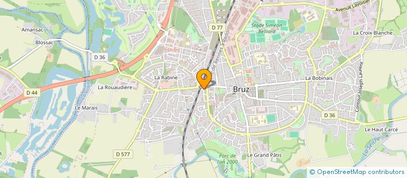 localisation de l'entreprise BENSISTA  BRUZ