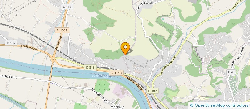 localisation de l'entreprise BENSON  FOULAYRONNES