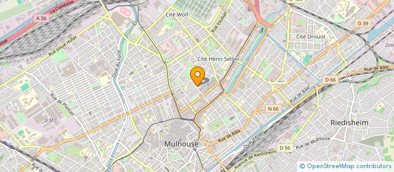 localisation de l'entreprise BENSON RESTAURATION  MULHOUSE