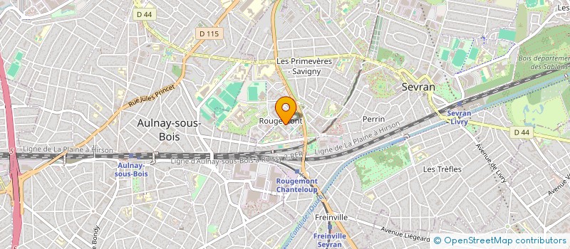 localisation de l'entreprise BENSON VTC à SEVRAN