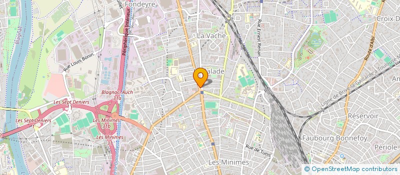 localisation de l'entreprise BENSOUSSAN - CAZANOBE ET COMPAGNIE à TOULOUSE