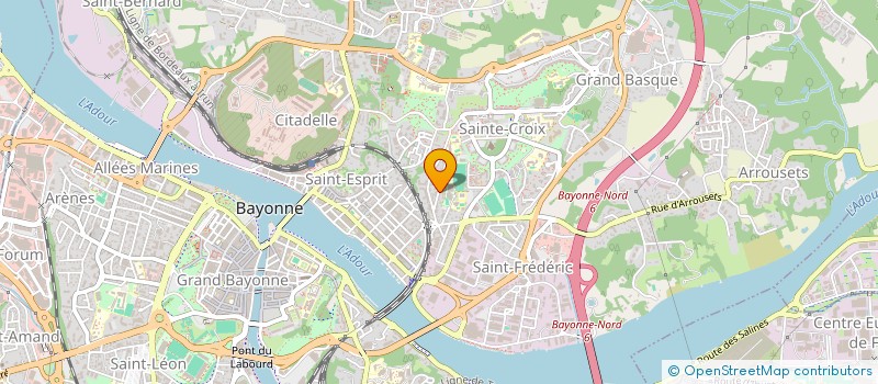 localisation de l'entreprise BENSOUSSAN HOULMONT à BAYONNE