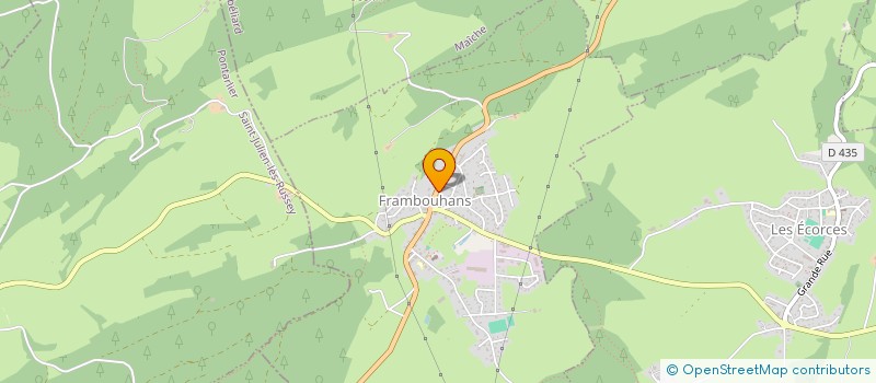 localisation de l'entreprise BENSSFIA SCI  FRAMBOUHANS