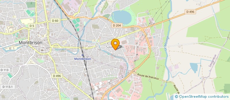 localisation de l'entreprise BENSYL IMMO  SAVIGNEUX