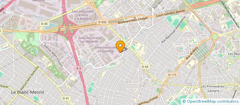 localisation de l'entreprise BENT'S FERMETURE à AULNAY-SOUS-BOIS