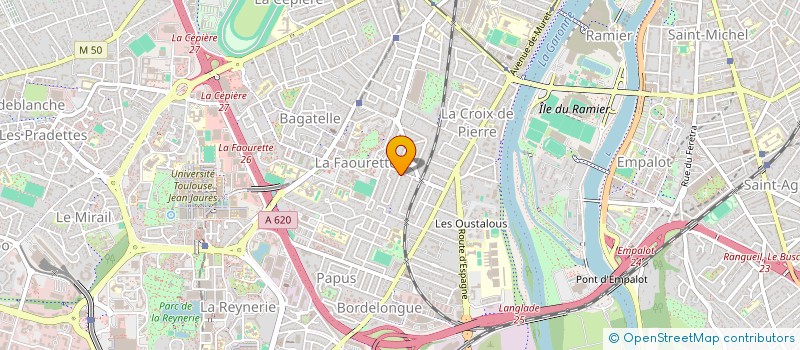 localisation de l'entreprise BENTAHAR CAGIRE à TOULOUSE