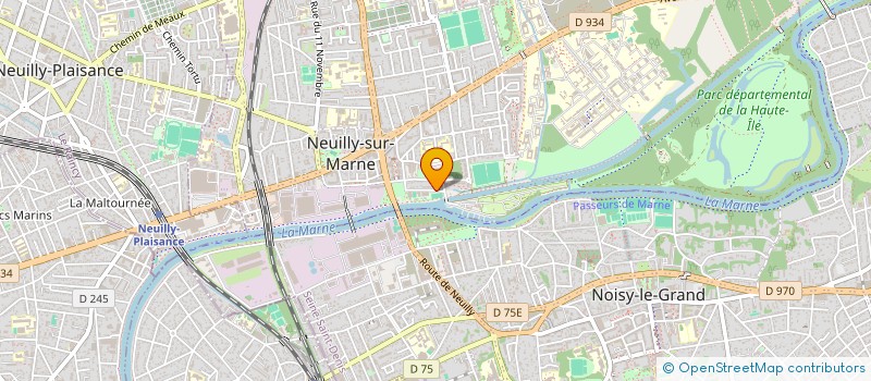 localisation de l'entreprise BENTEO à NEUILLY-SUR-MARNE