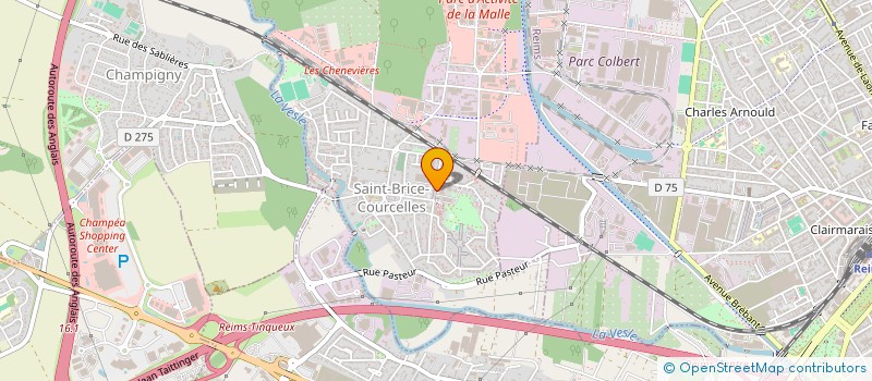 localisation de l'entreprise BENTHEO  SAINT-BRICE-COURCELLES