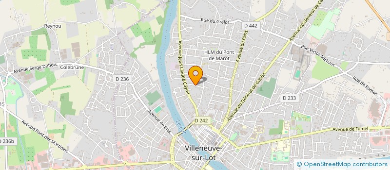 localisation de l'entreprise BENTHO à VILLENEUVE-SUR-LOT