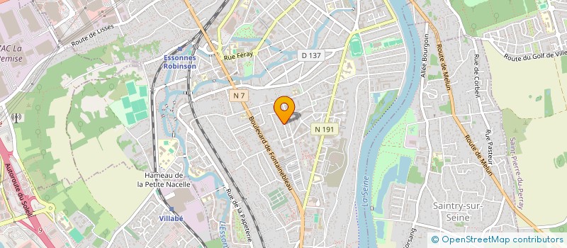 localisation de l'entreprise BENTI AGENCY à CORBEIL-ESSONNES