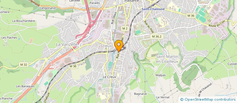 localisation de l'entreprise BENTIBA  SAINT-CHAMOND