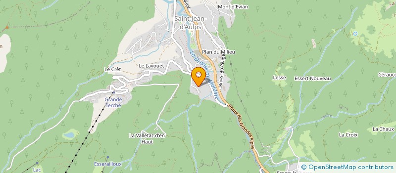 localisation de l'entreprise BENTLEY  SAINT-JEAN-D'AULPS