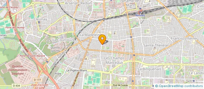 localisation de l'entreprise BENTLEY  RENNES