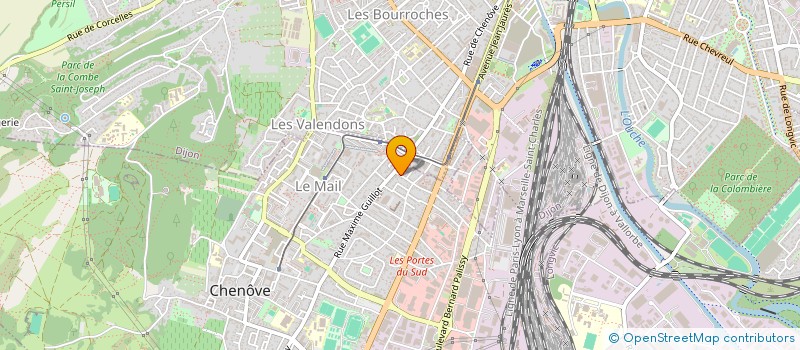 localisation de l'entreprise BENTO à CHENOVE