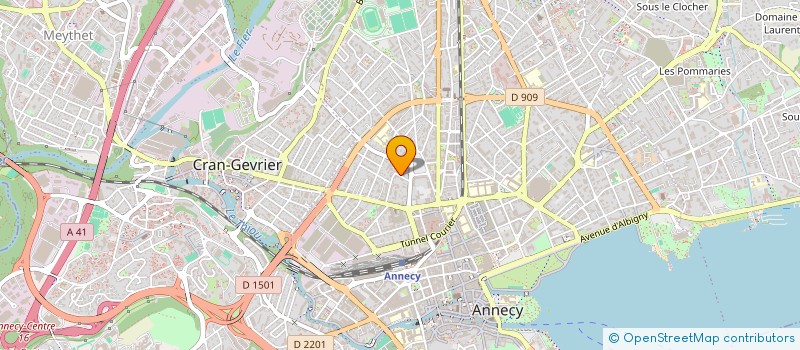 localisation de l'entreprise BENTO GROUPE  ANNECY