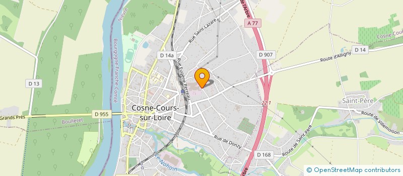 localisation de l'entreprise BENTOMATIC à COSNE-COURS-SUR-LOIRE
