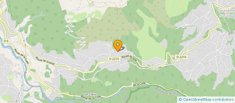 localisation de l'entreprise BENTON RIVIERA HOLDINGS  TOURRETTES-SUR-LOUP
